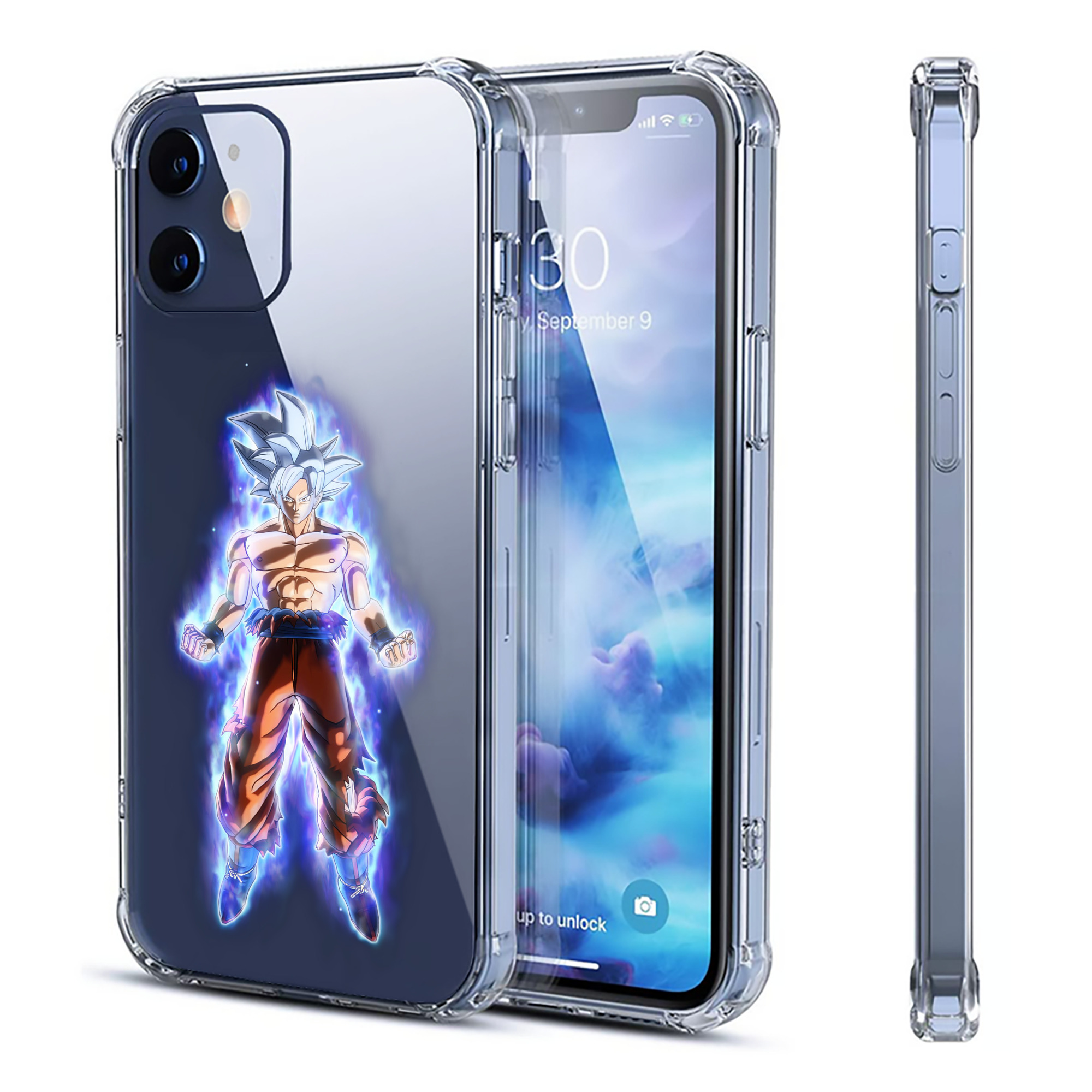 （画像用） ドラゴンボール 孫悟空（そん ごくう）Son Goku カカロット DRAGON BALL Kakarotto 【iPhone 12シリーズ対応】透明スマホケース（クリアソフトケース）